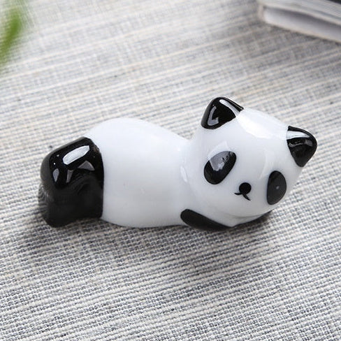 Repose-baguettes panda en porcelaine – Accessoire de table japonais mignon