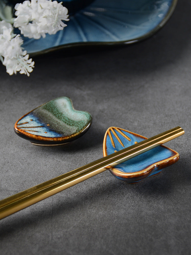 Repose-baguettes japonais en céramique – Collection artisanale émaillée