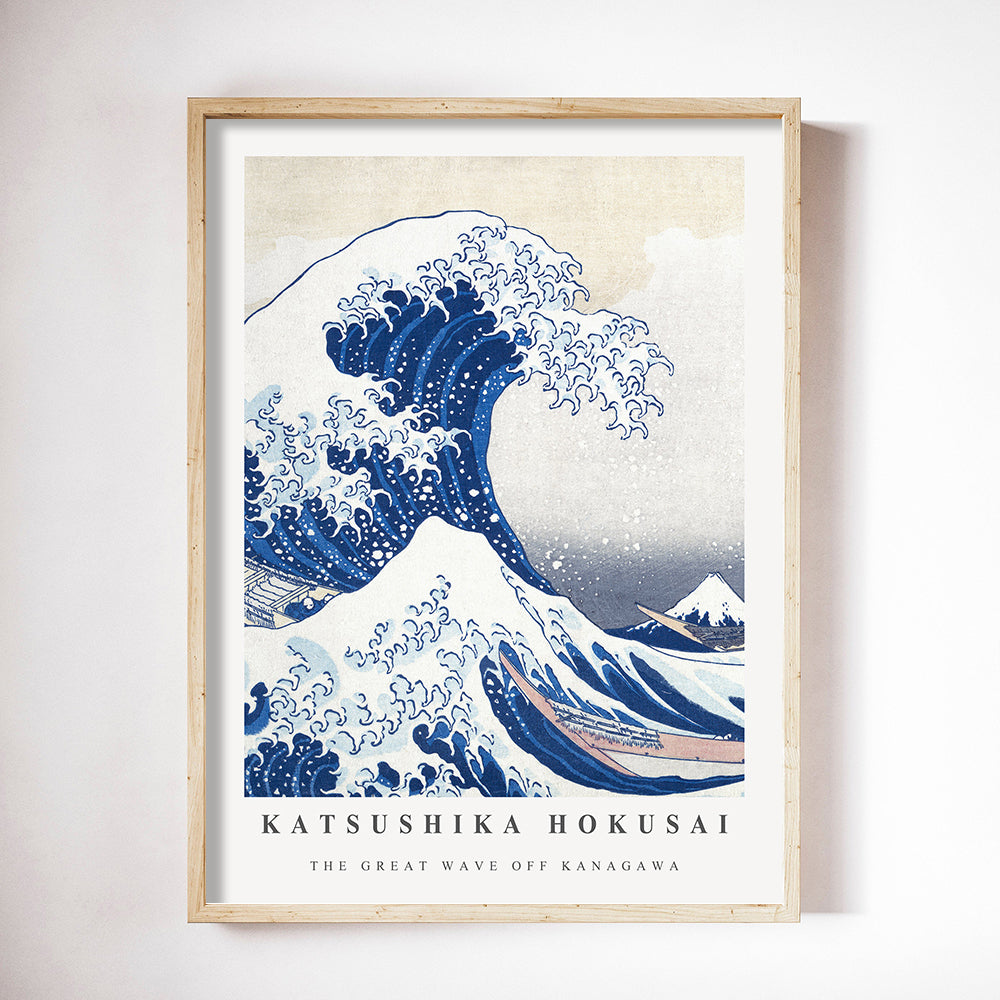 Affiche Japonaise — La Grande Vague de Kanagawa