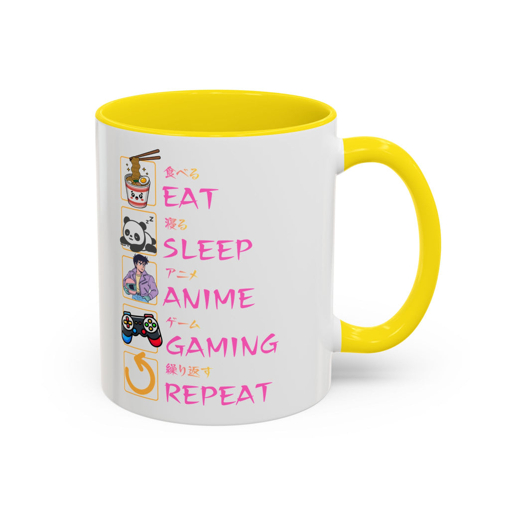 Mug Routine Otaku — Jaune