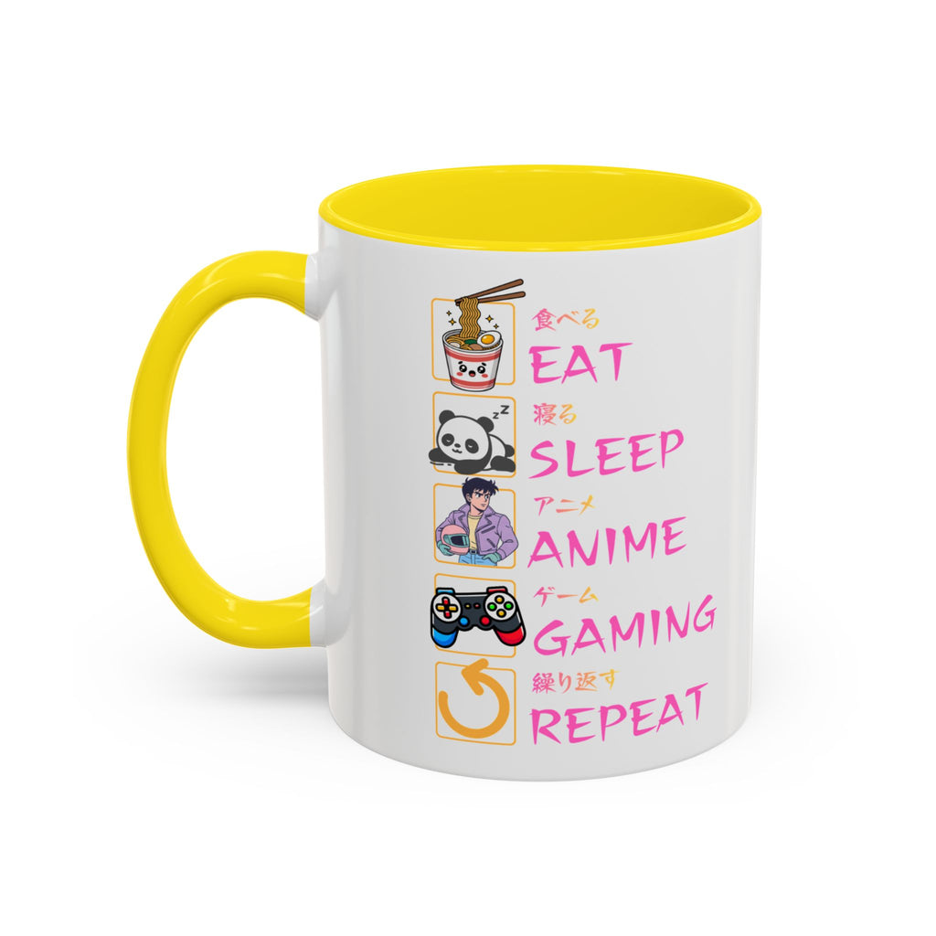 Mug Routine Otaku — Jaune