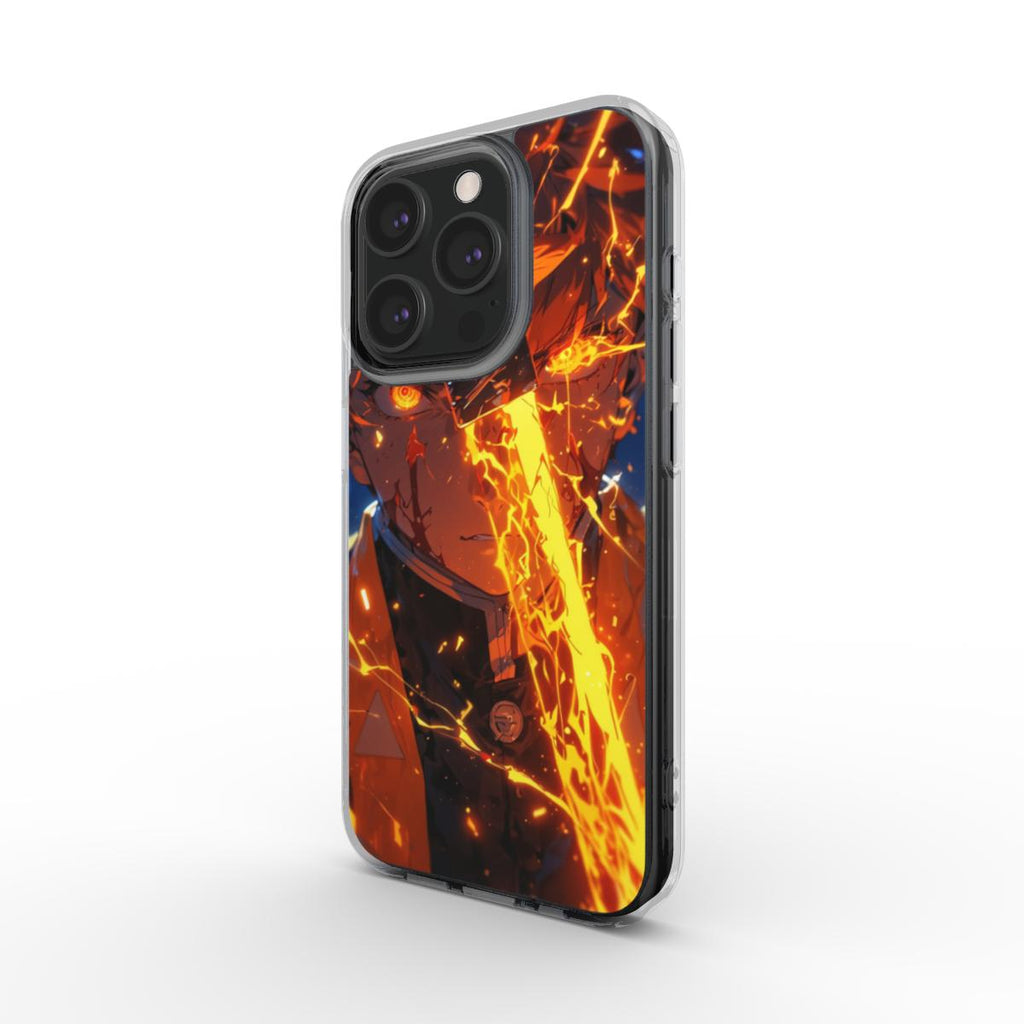 ⚡ Coque MagSafe Zenitsu – Demon Slayer | Foudre & Sabre