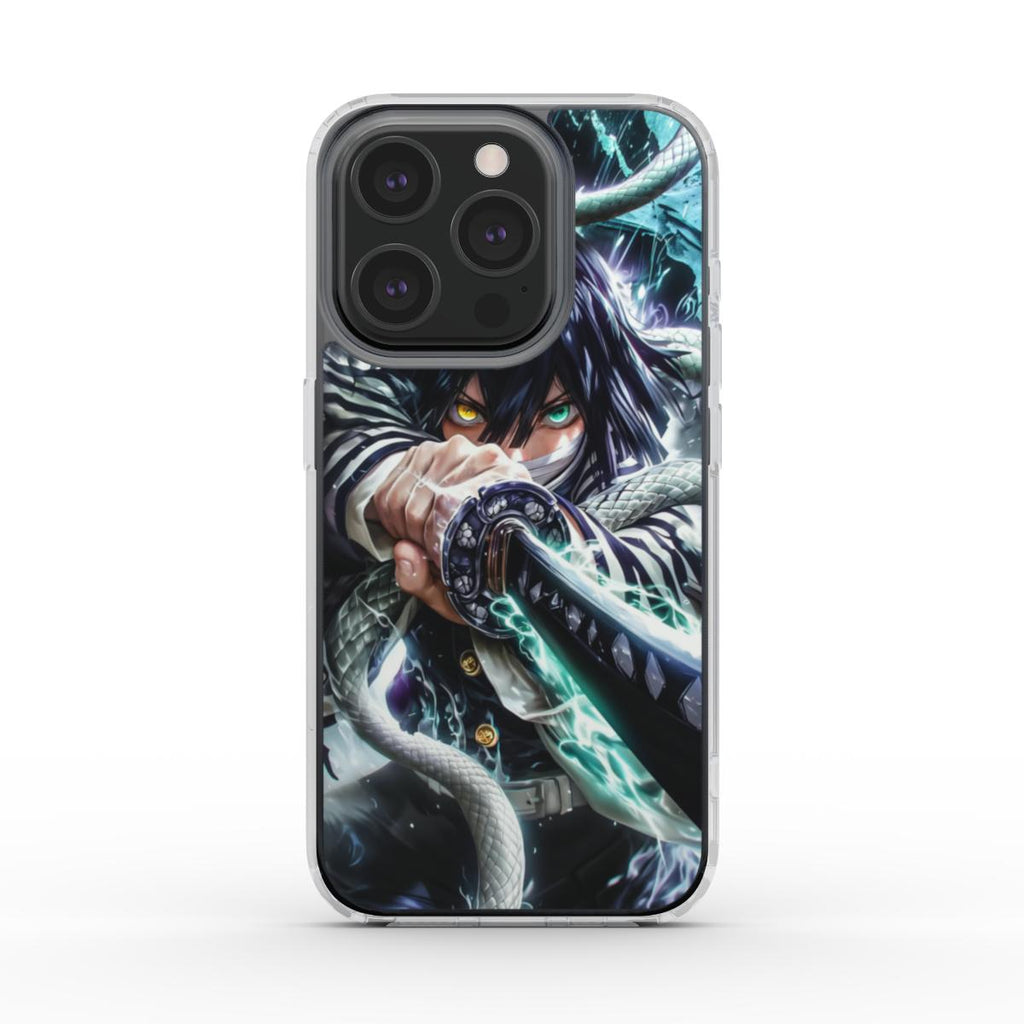 🐍 Coque MagSafe Iguro Obanai – Pilier du Serpent | Demon Slayer