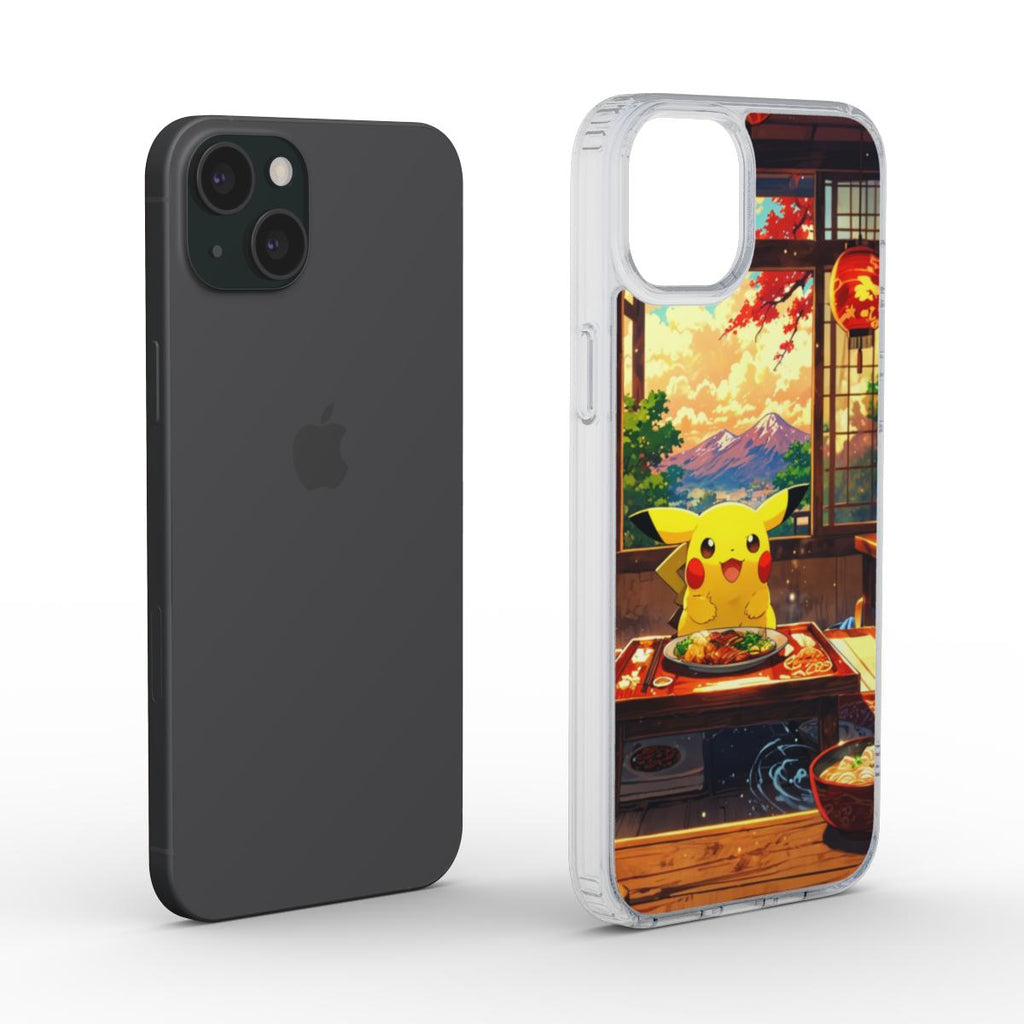 Coque Pikachu au restaurant japonais