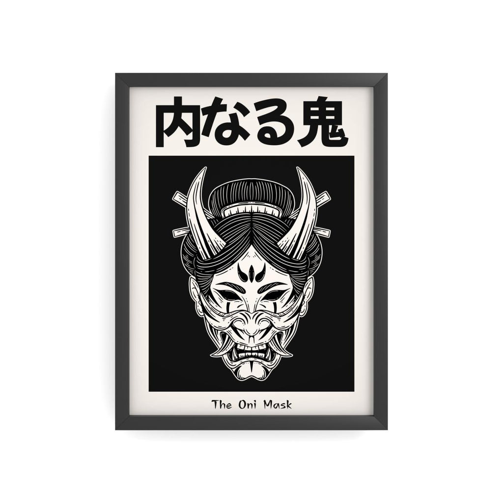 ONI — The Mask | Japanese Graphic Poster