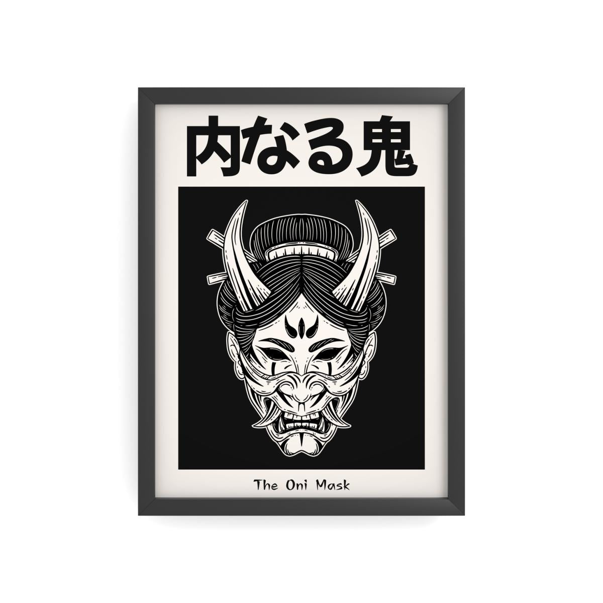 ONI — The Mask | Japanese Graphic Poster