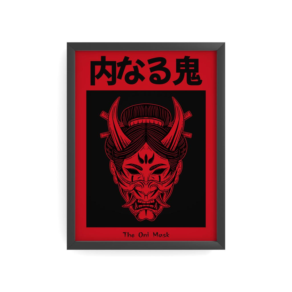 ONI — The Mask | Red Edition Japanese Poster