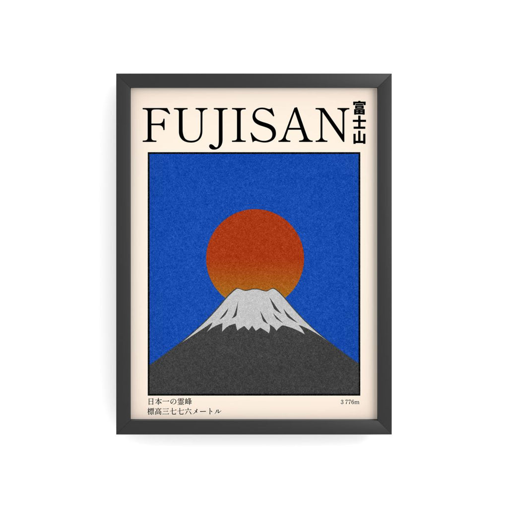 FUJISAN — Mount Fuji | Japanese Graphic Poster