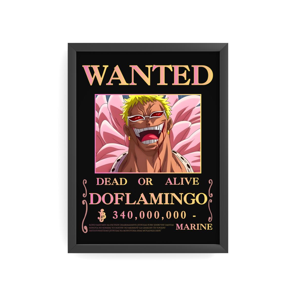 Affiche Wanted — Donquixote Doflamingo