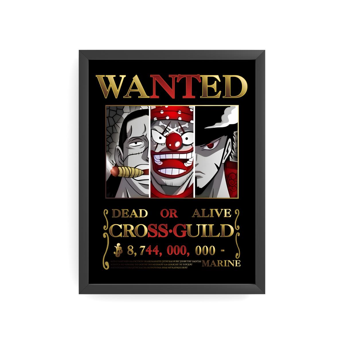 Affiche Wanted — Cross Guild