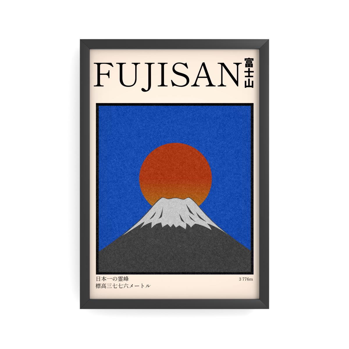 FUJISAN — Mount Fuji | Japanese Graphic Poster (40x60cm)