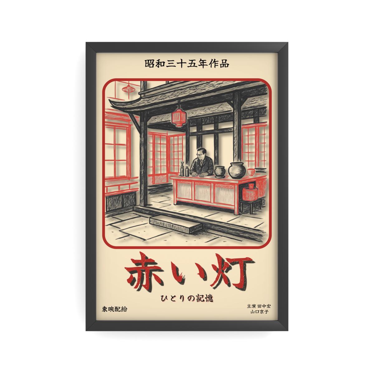 AKAI AKARI — A Shōwa Memory | Japanese Vintage Film Poster 40*60cm