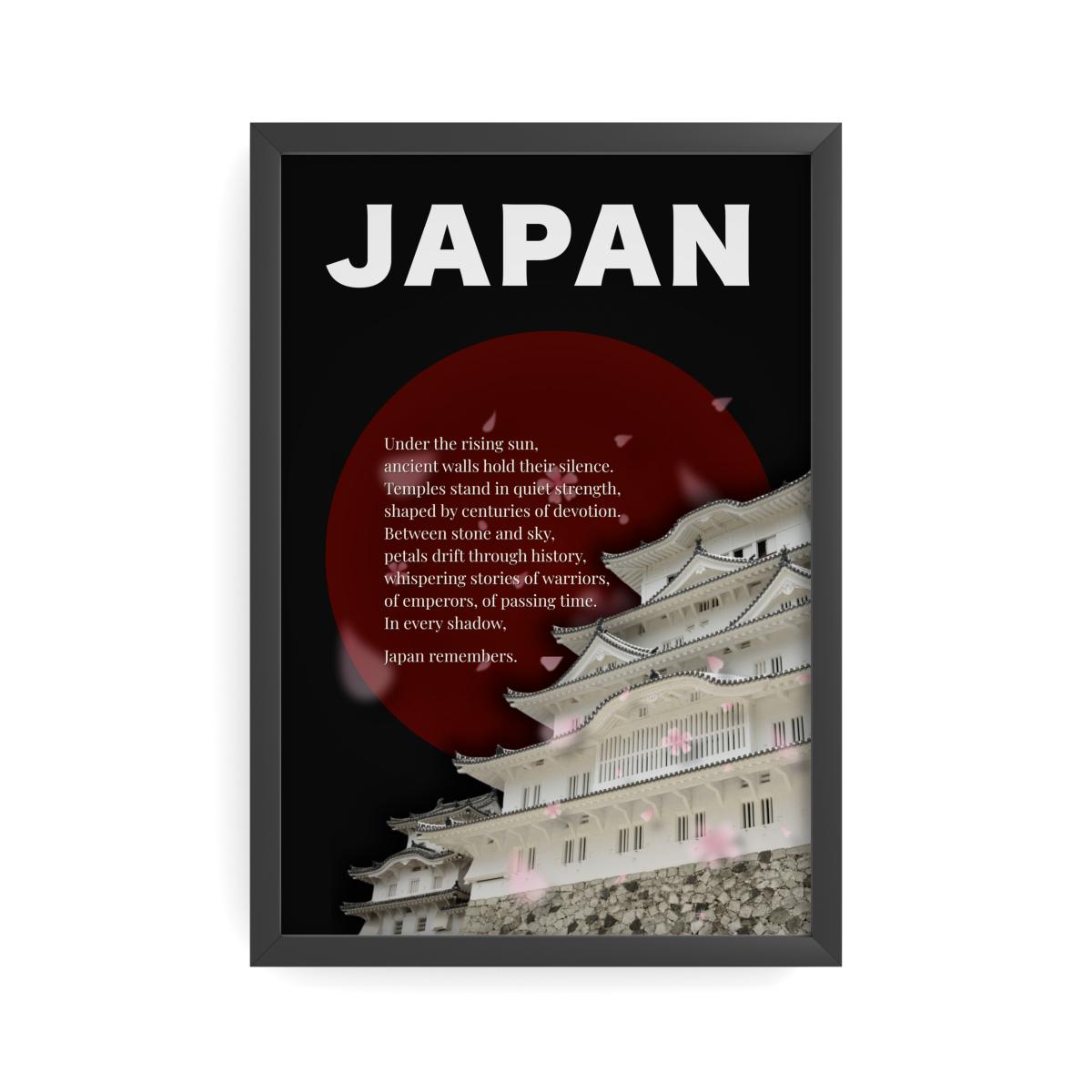 JAPAN — Under the Rising Sun | Japanese Heritage Poster 40*60cm