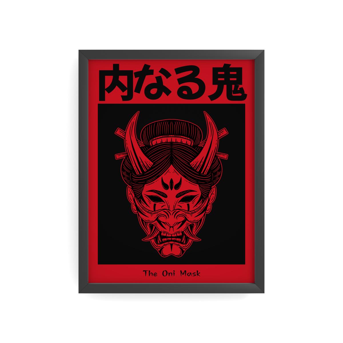 ONI — The Mask | Red Edition Japanese Poster (50*70cm)