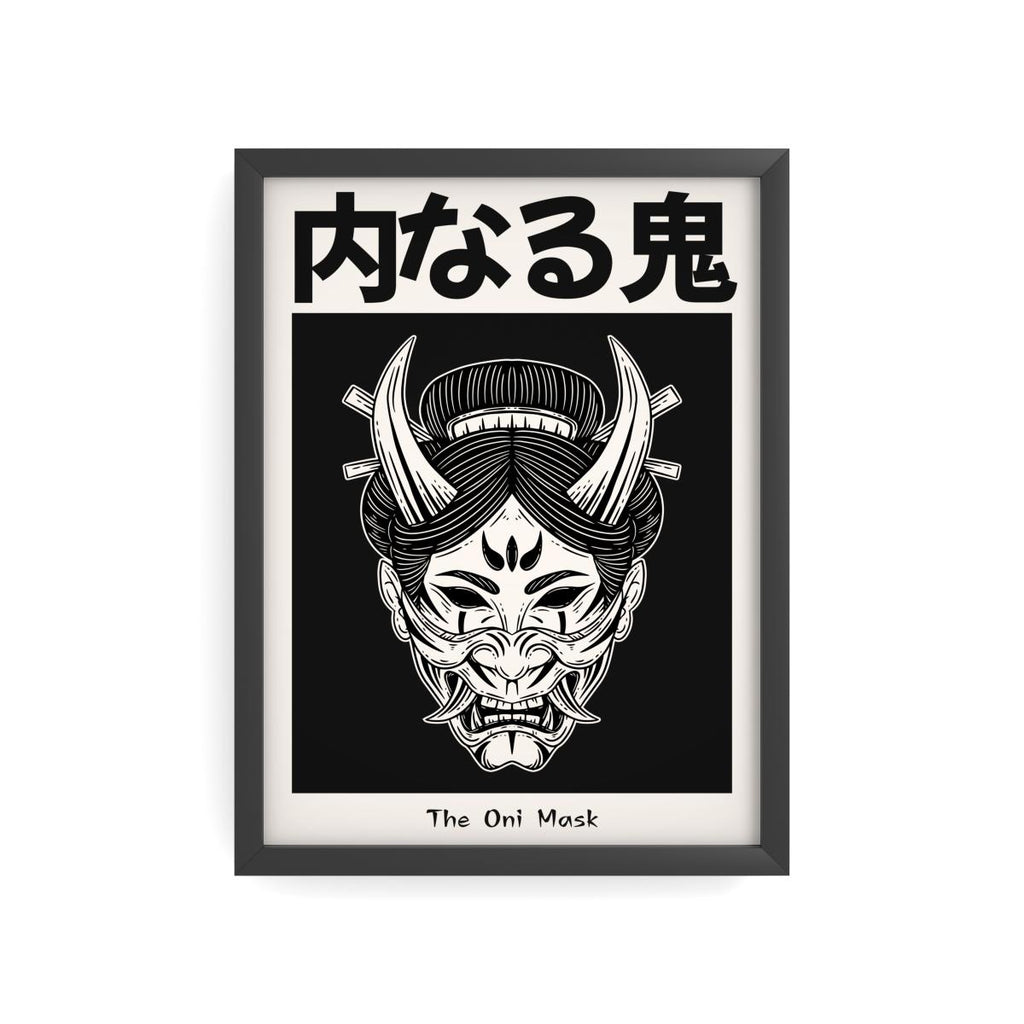 ONI — The Mask | White Edition Japanese Poster (50*70cm)