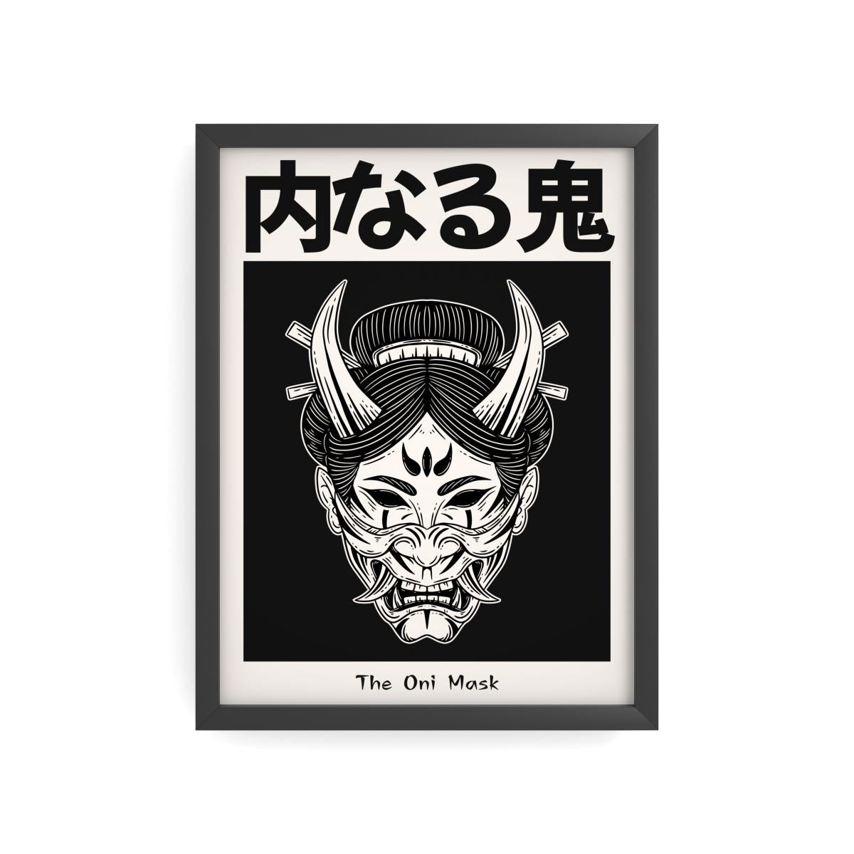 ONI — The Mask | White Edition Japanese Poster (50*70cm)