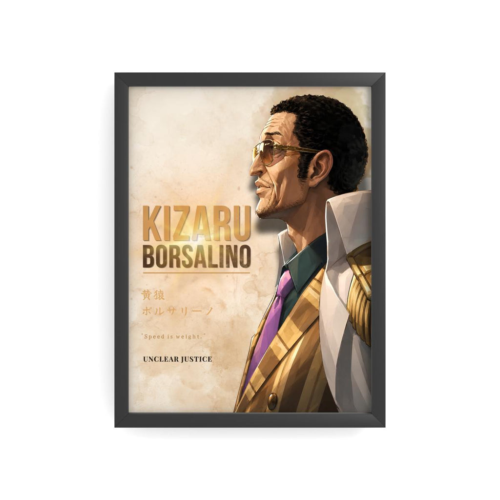 KIZARU — Unclear Justice | One Piece Poster