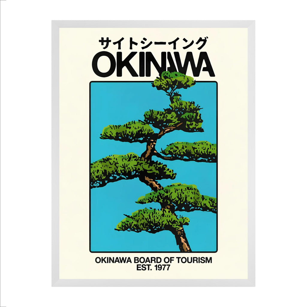 OKINAWA — Island Bonsai | Japanese Travel Poster