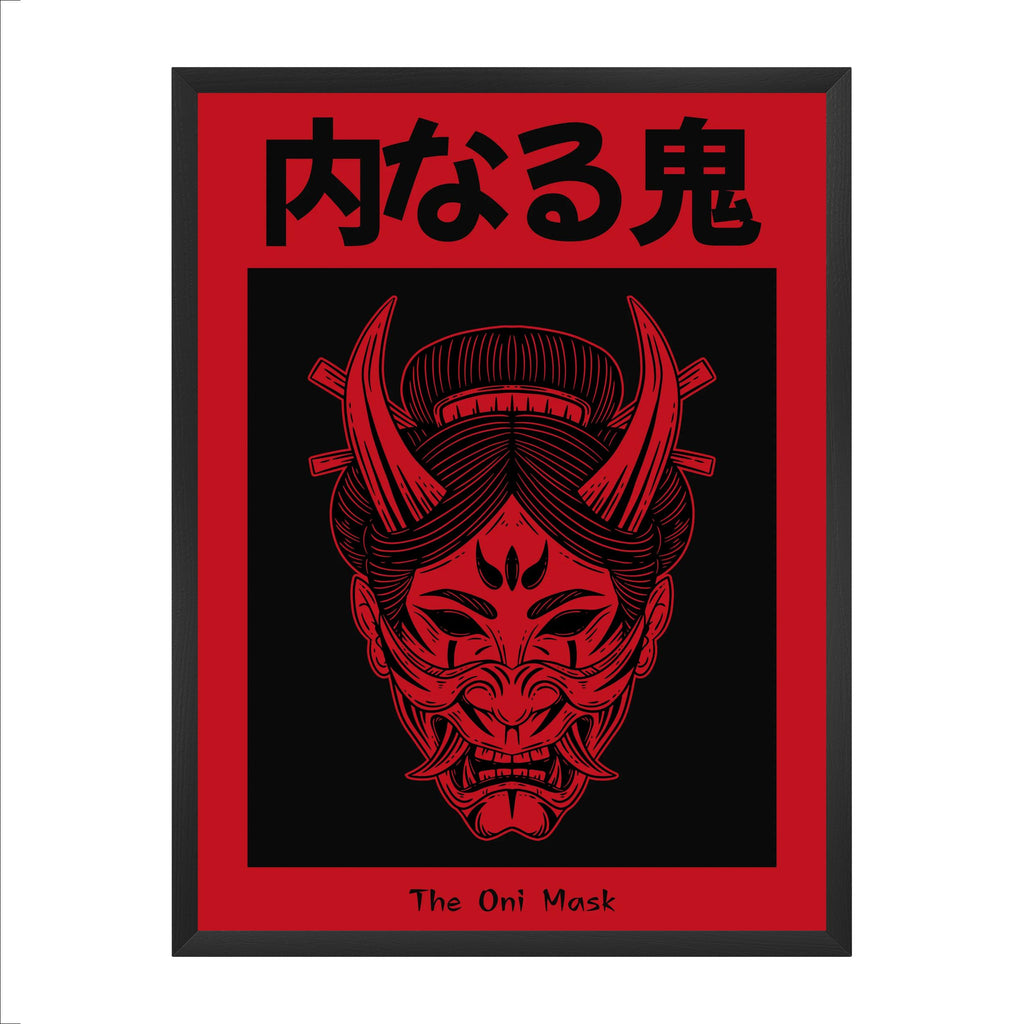 ONI — The Mask | Red Edition Japanese Poster