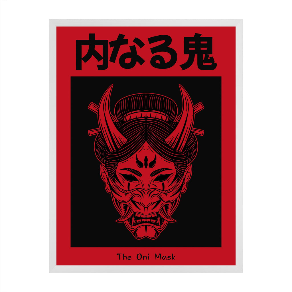 ONI — The Mask | Red Edition Japanese Poster