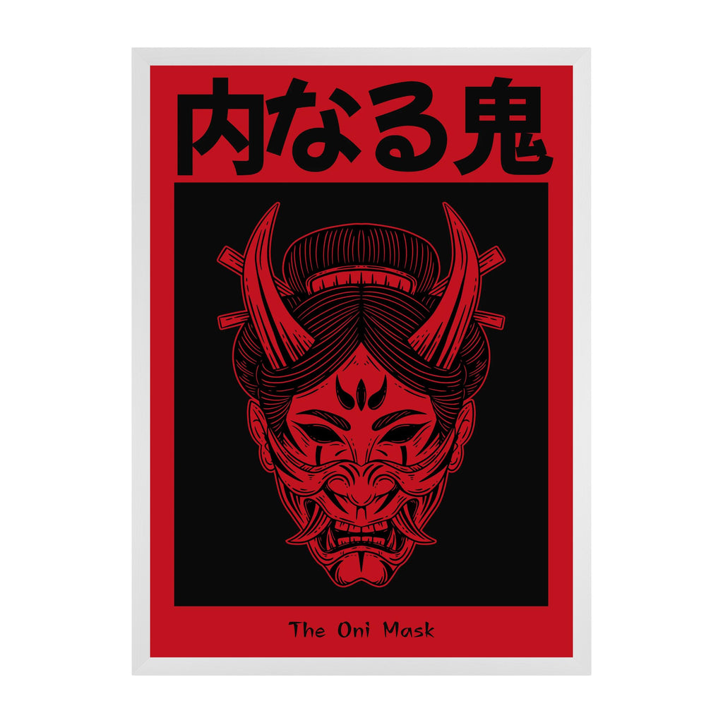 ONI — The Mask | Red Edition Japanese Poster