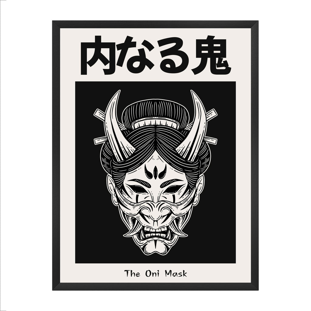 ONI — The Mask | Japanese Graphic Poster