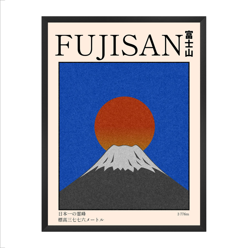 FUJISAN — Mount Fuji | Japanese Graphic Poster