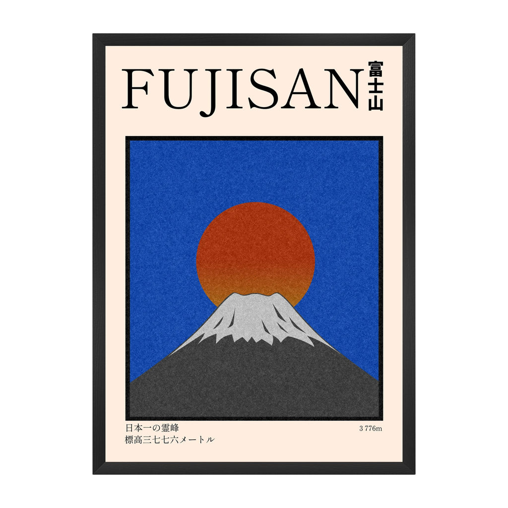 FUJISAN — Mount Fuji | Japanese Graphic Poster
