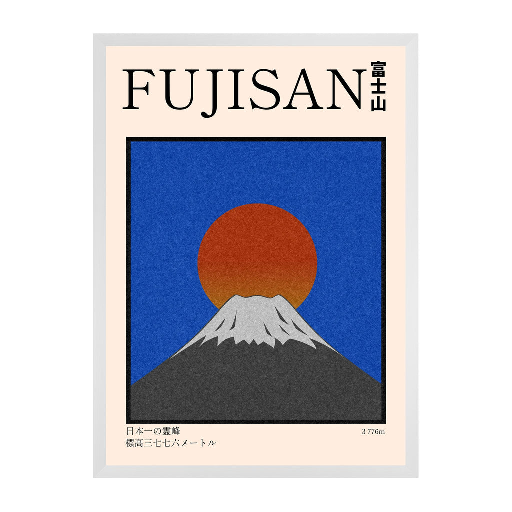 FUJISAN — Mount Fuji | Japanese Graphic Poster