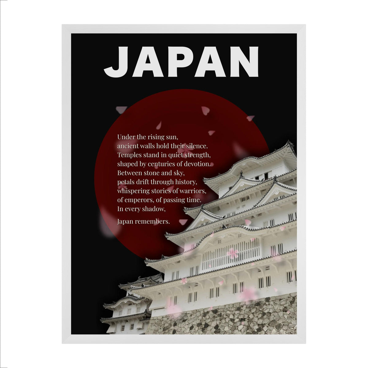 JAPAN — Under the Rising Sun | Japanese Heritage Poster