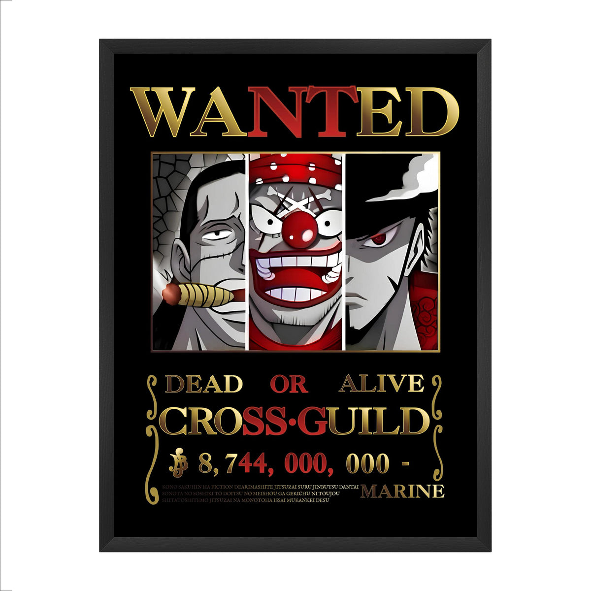 Affiche Wanted — Cross Guild