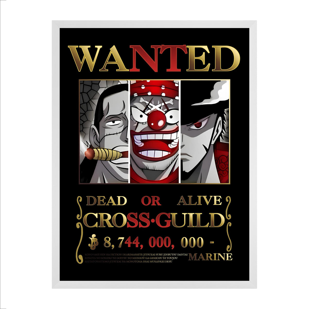 Affiche Wanted — Cross Guild