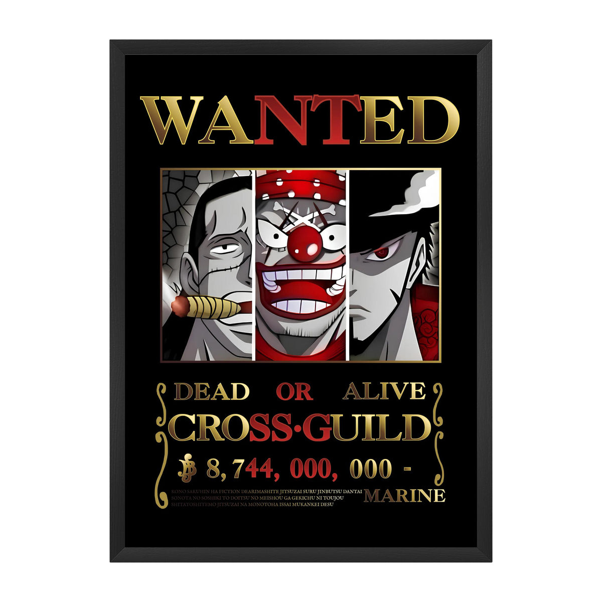 Affiche Wanted — Cross Guild
