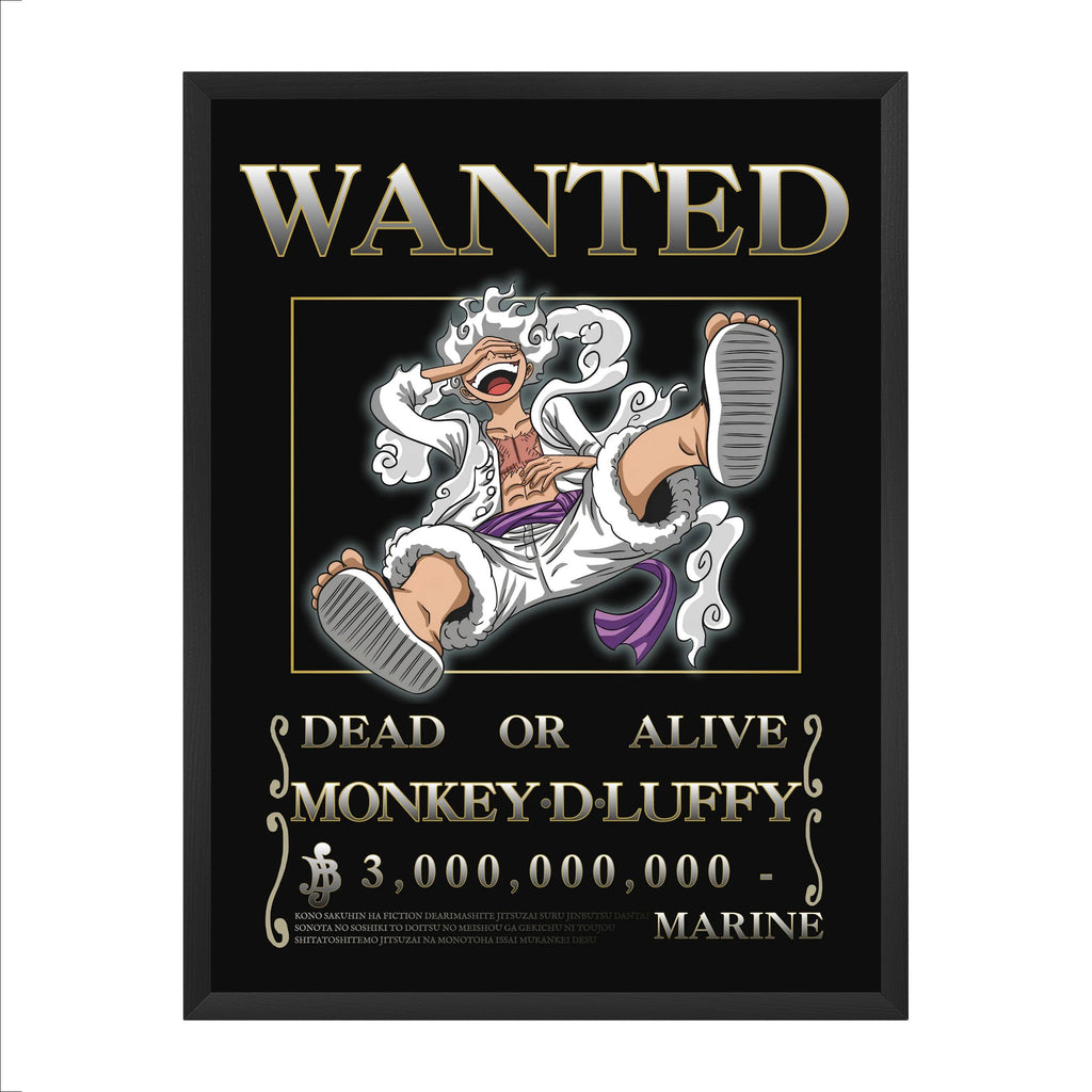 Affiche Wanted — Monkey D. Luffy (Gear 5)