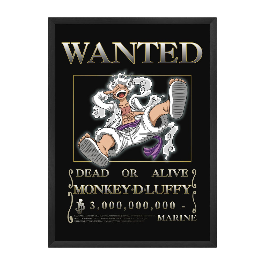 Affiche Wanted — Monkey D. Luffy (Gear 5)