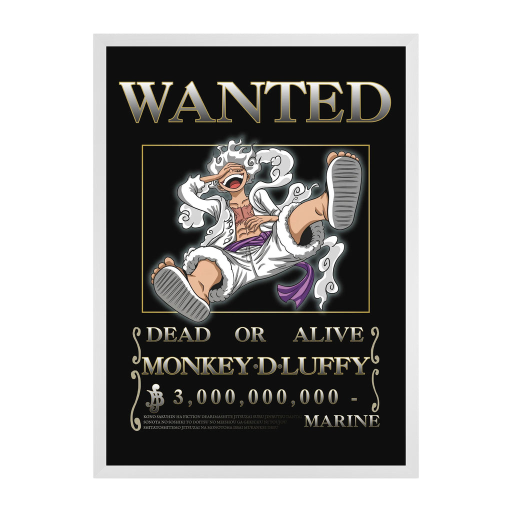 Affiche Wanted — Monkey D. Luffy (Gear 5)