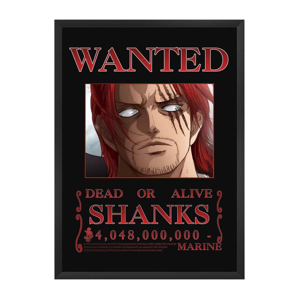 Affiche Wanted — Shanks le Roux
