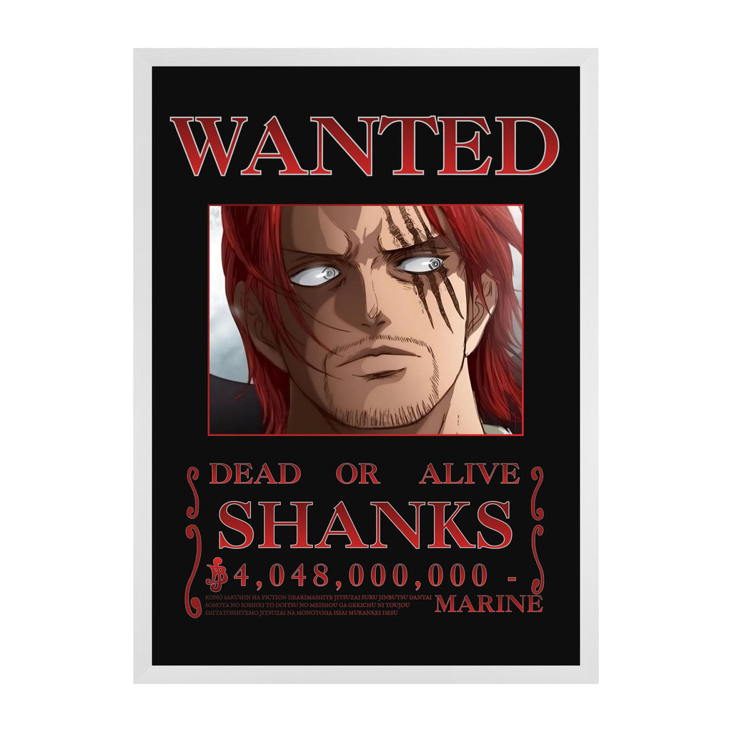 Affiche Wanted — Shanks le Roux