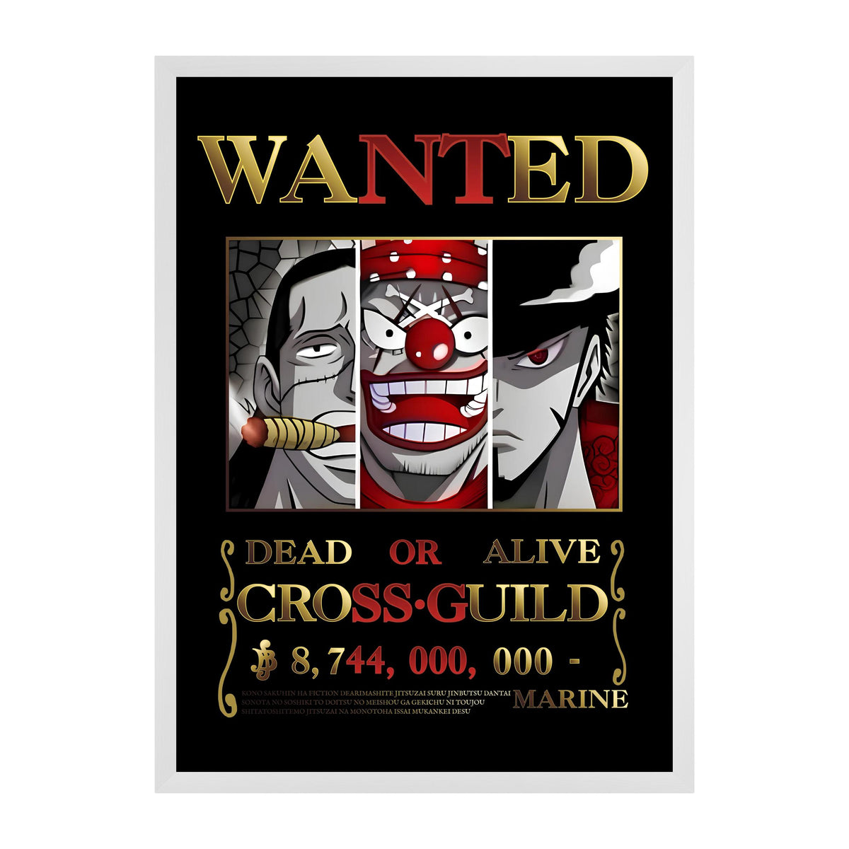Affiche Wanted — Cross Guild