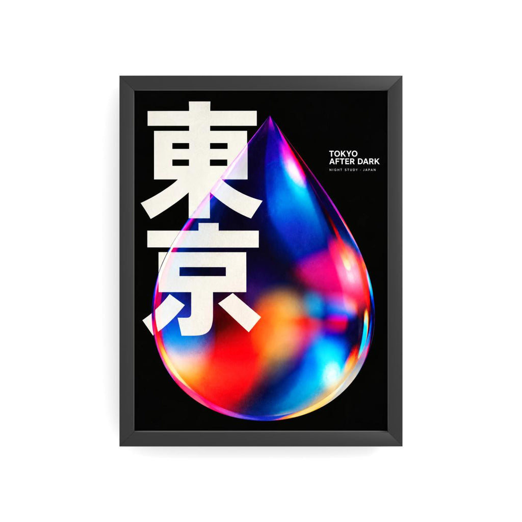 Affiche Tokyo After Dark – Black Edition