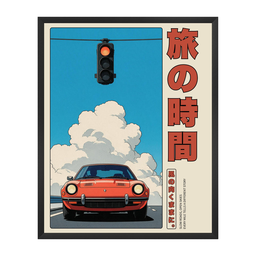 Tabi no Jikan 40x50 cadre noir