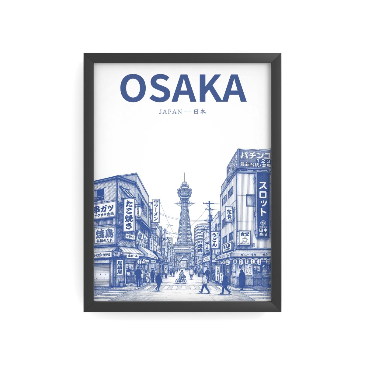 Osaka blue 50x70
