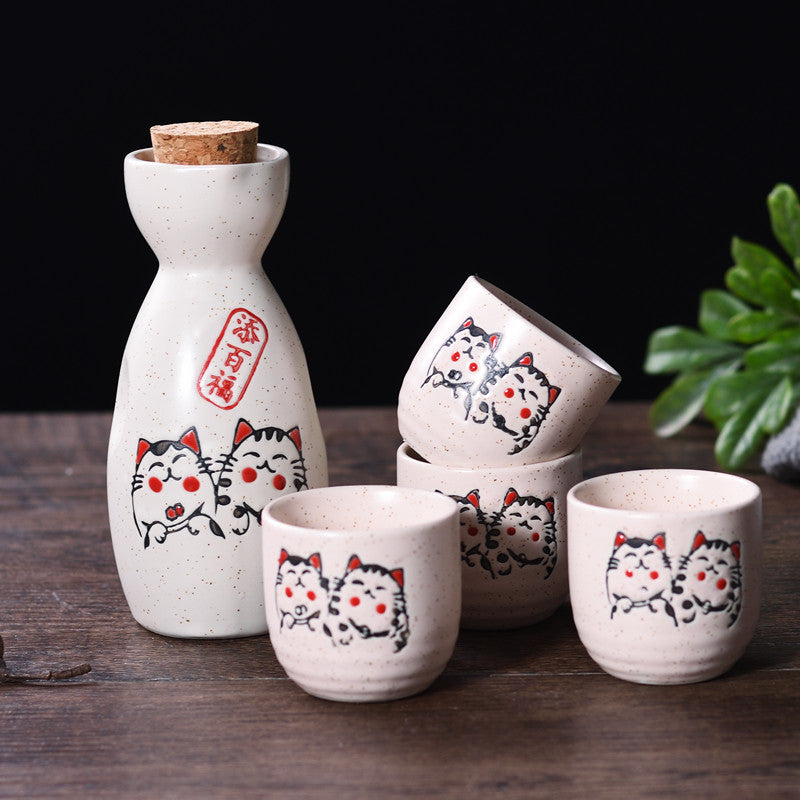 Set à saké japonais en céramique – 8 modèles traditionnels