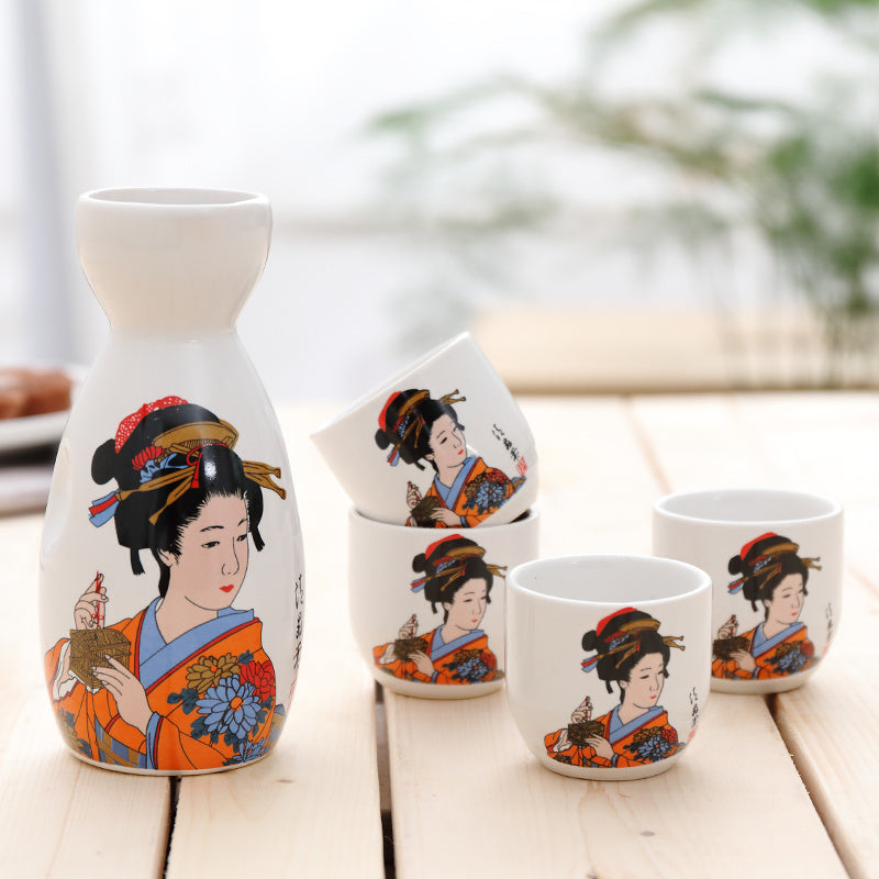 Set à saké japonais en céramique – 8 modèles traditionnels