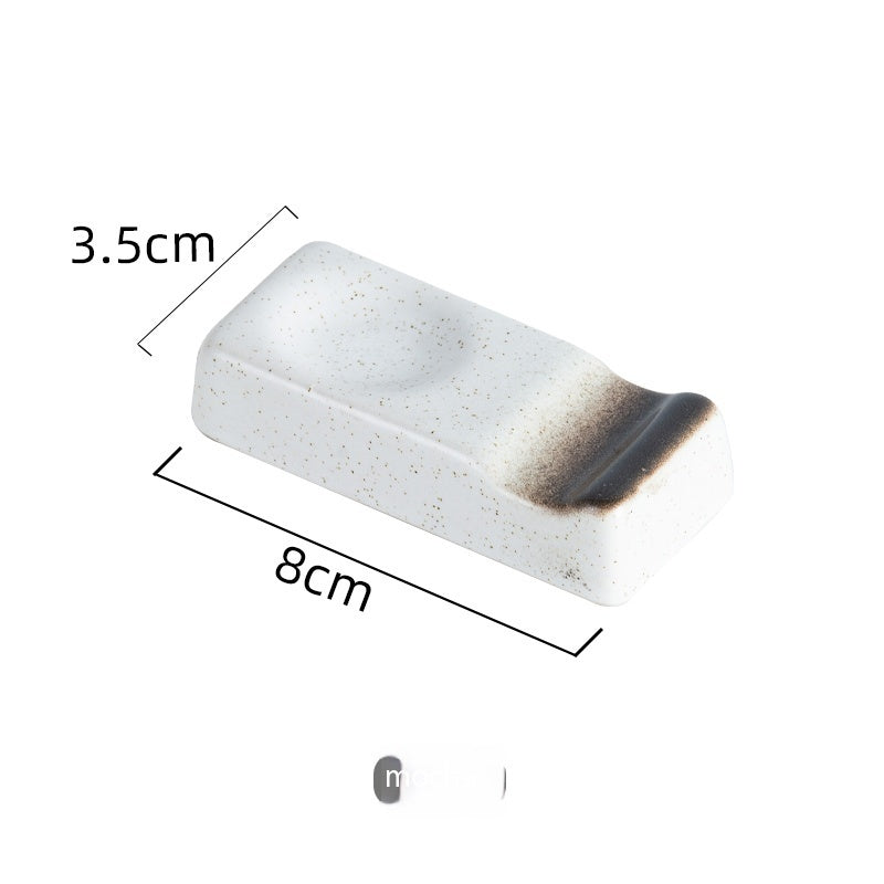 Repose-Baguettes Japonais en Céramique Émaillée – Style Wabi Sabi