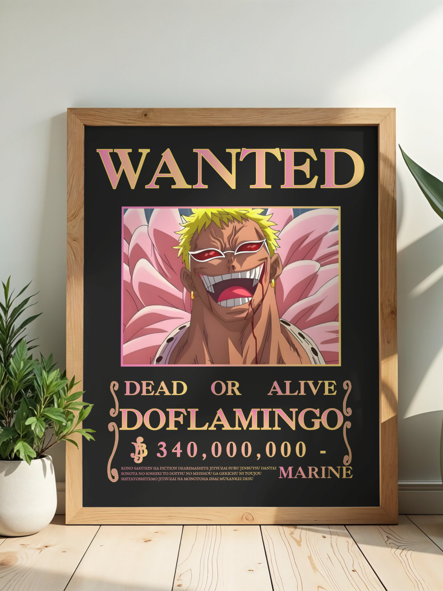 Affiche Wanted — Donquixote Doflamingo
