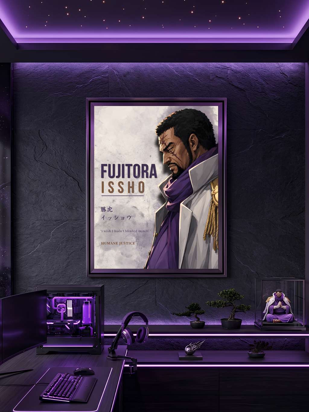 FUJITORA — Humane Justice | One Piece Poster