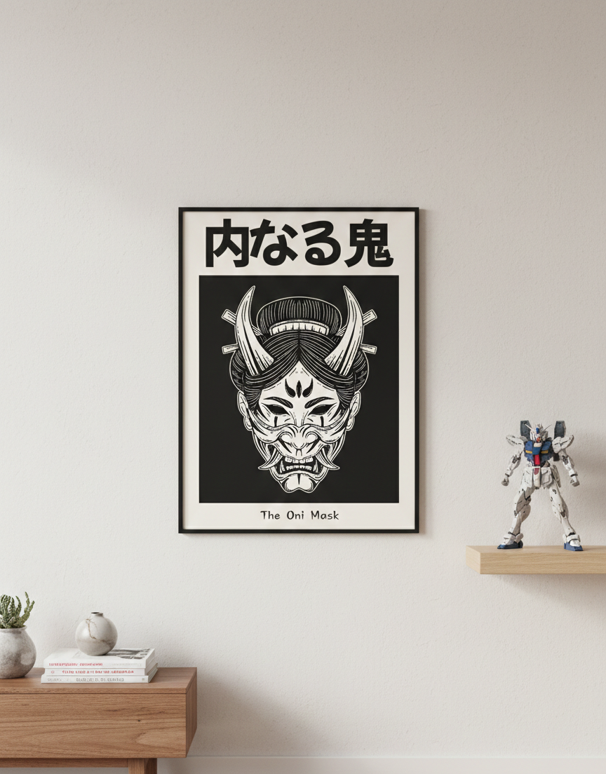 ONI — The Mask | Japanese Graphic Poster