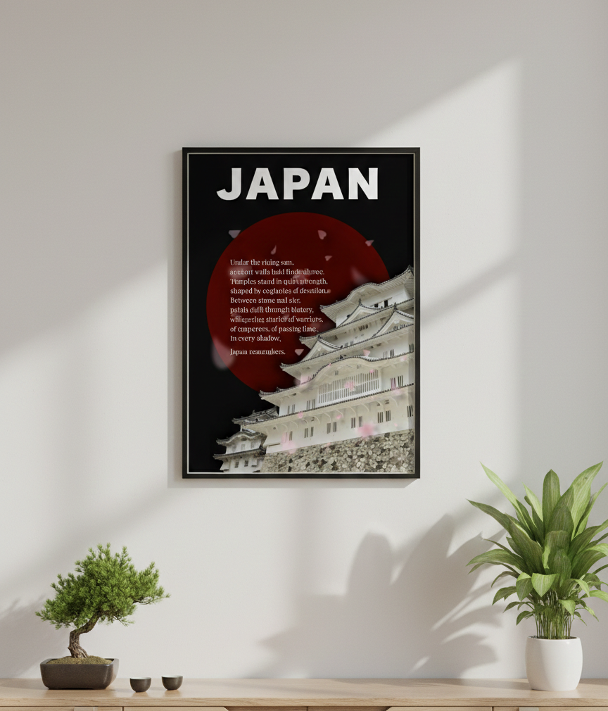 JAPAN — Under the Rising Sun | Japanese Heritage Poster