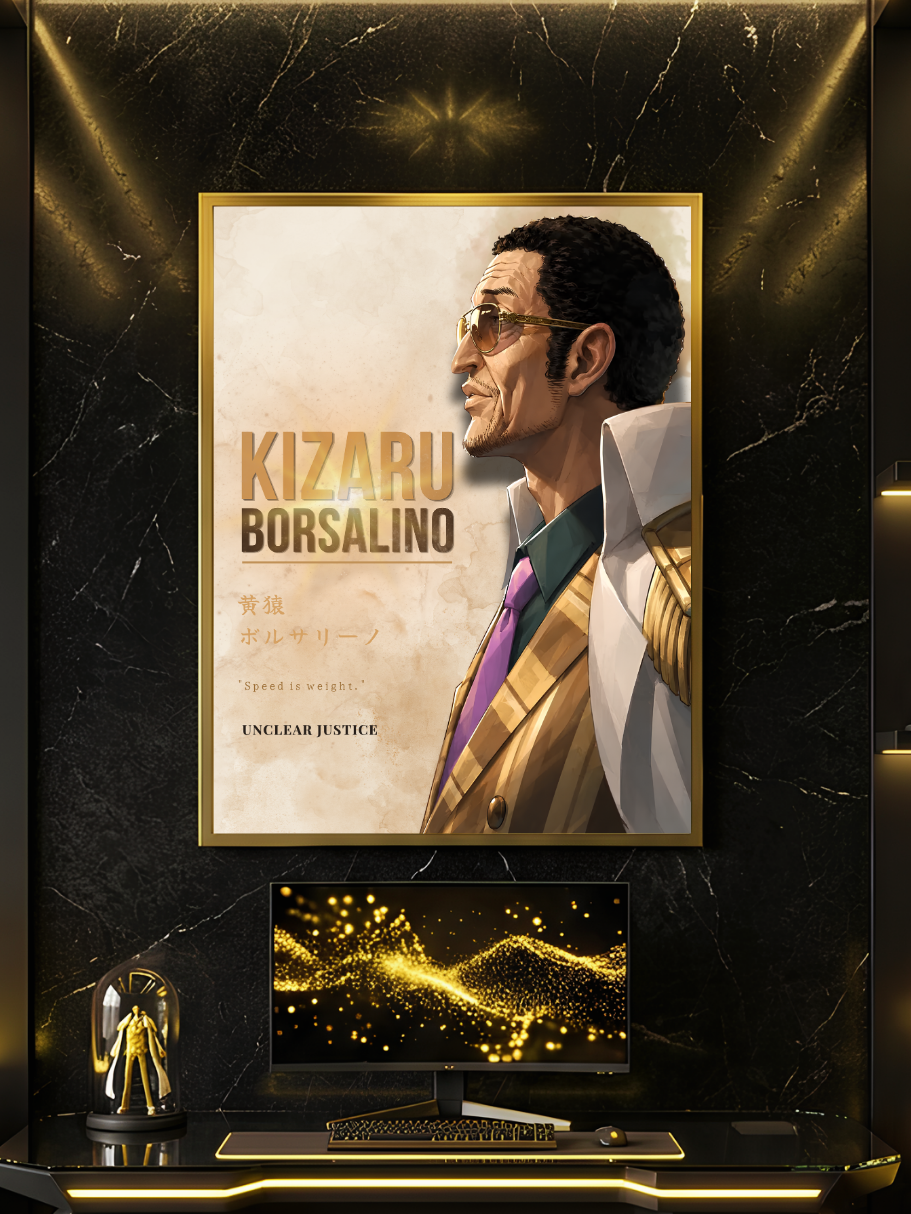 KIZARU — Unclear Justice | One Piece Poster